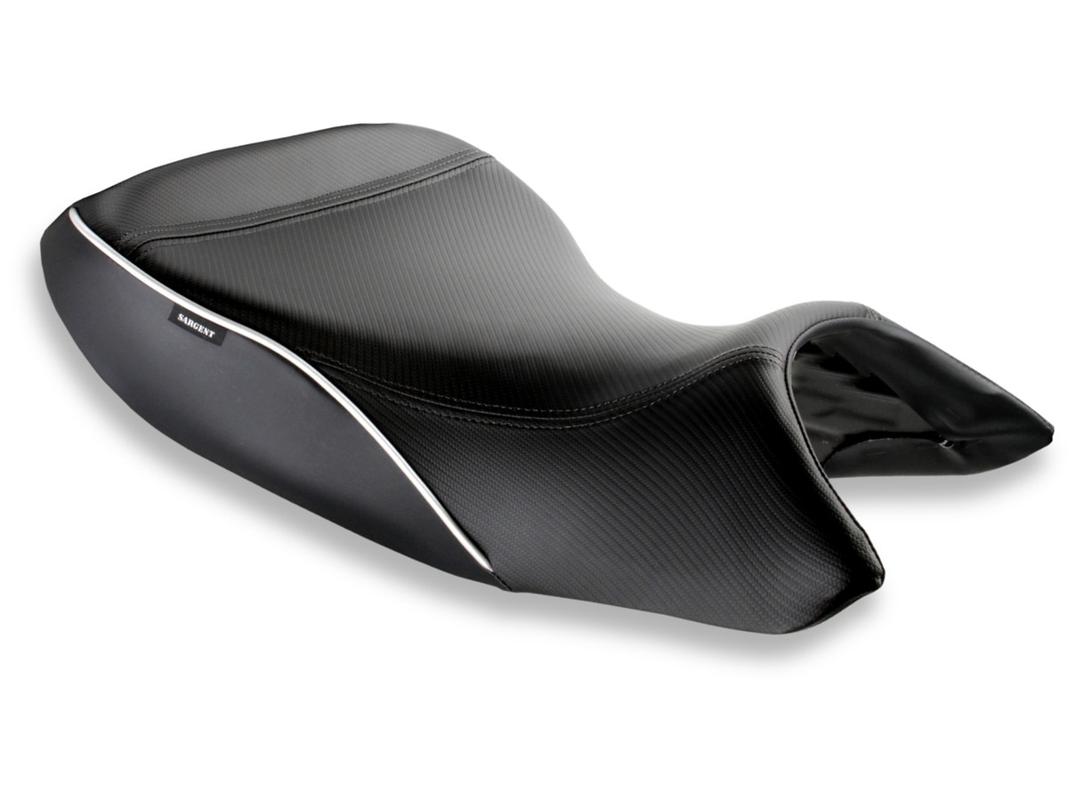 Shown is the World Sport Front Seat only for the honda NT1100 with CarbonFX and metallc silver welt - great looking cycle gear!